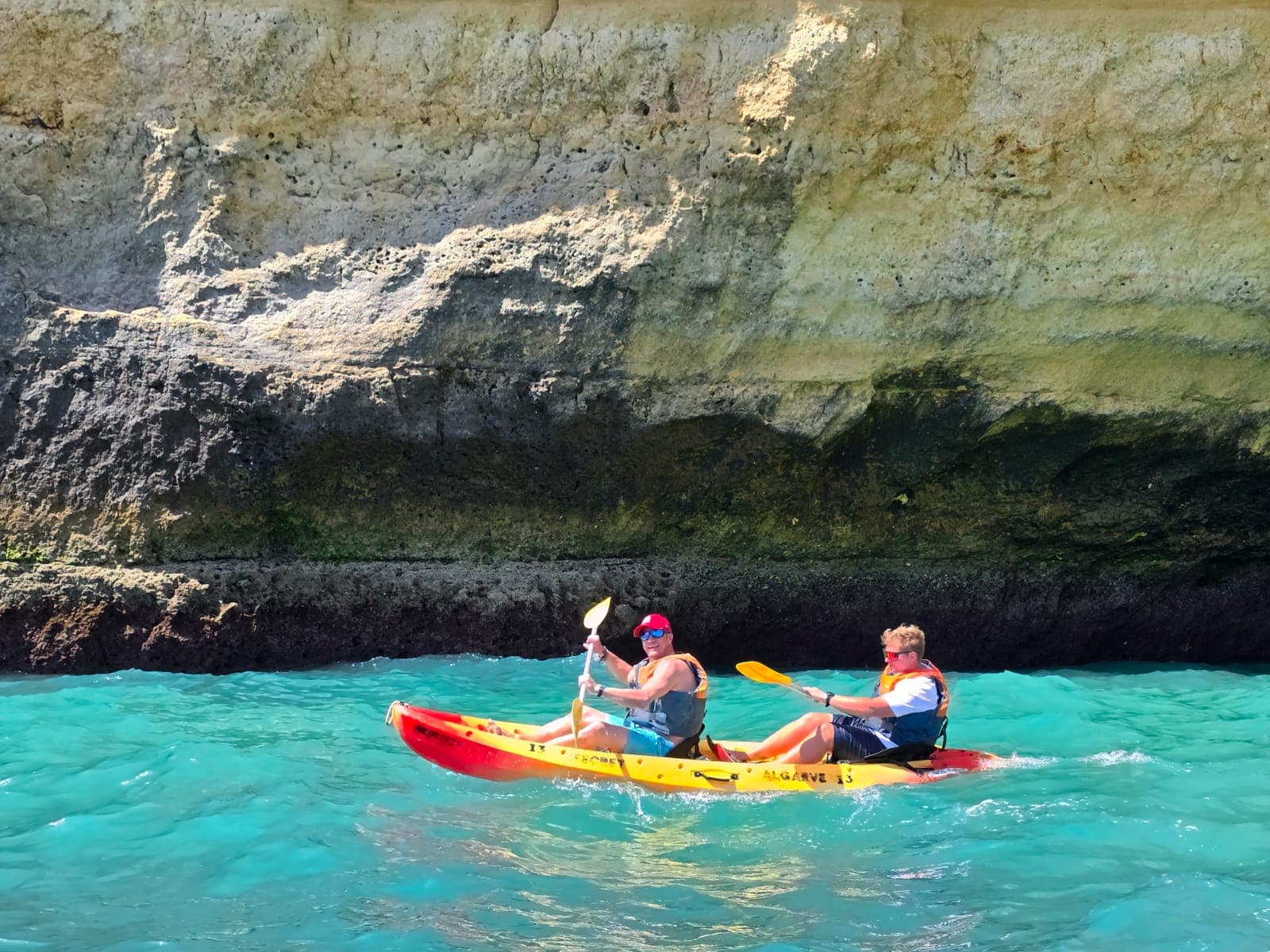 Kayak tour in Benagil cave