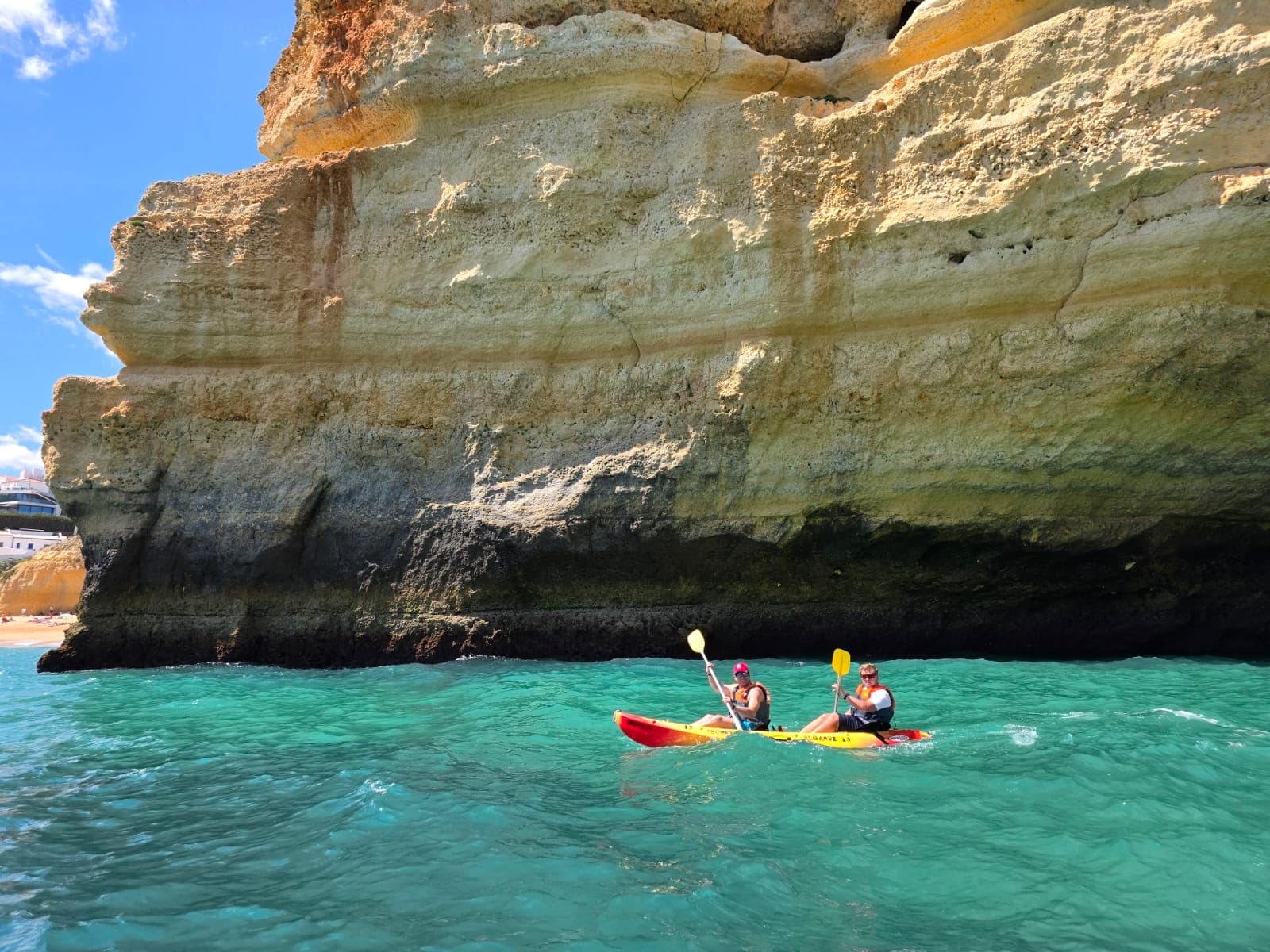 Kayak tour in Benagil cave