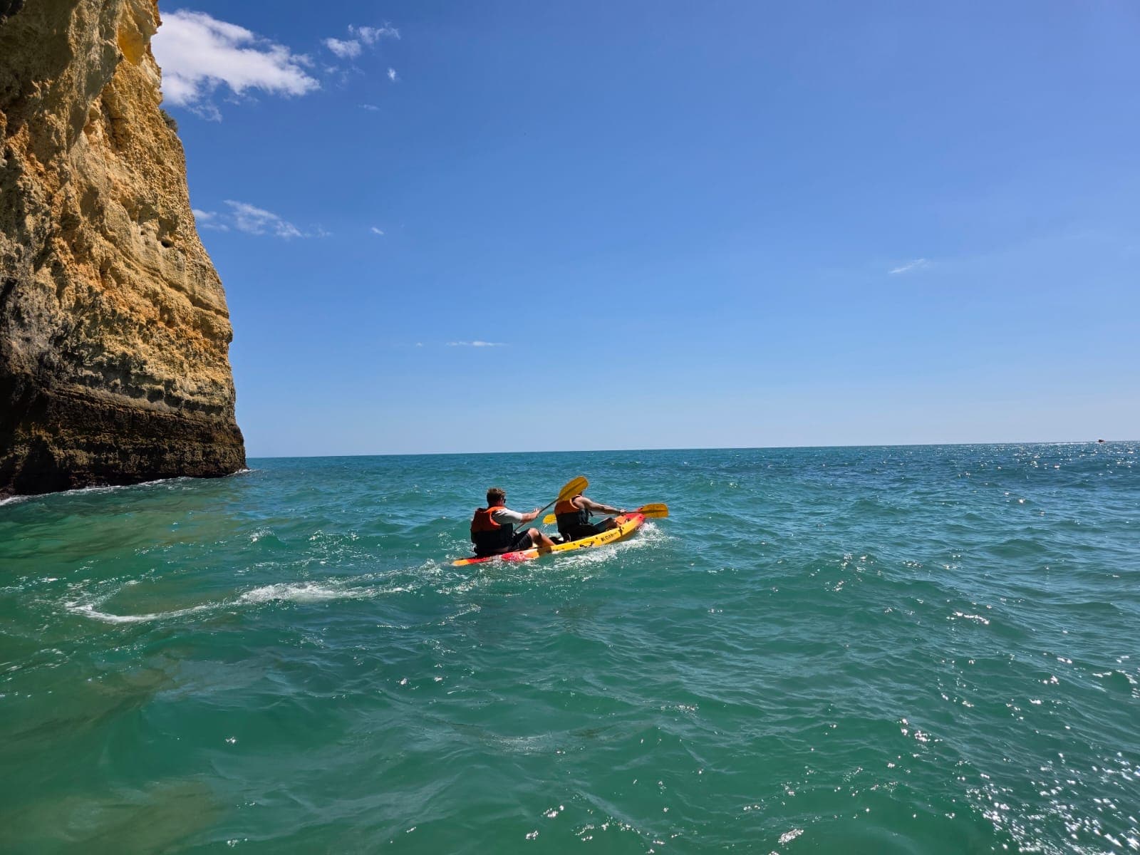 Kayak tour in Benagil cave