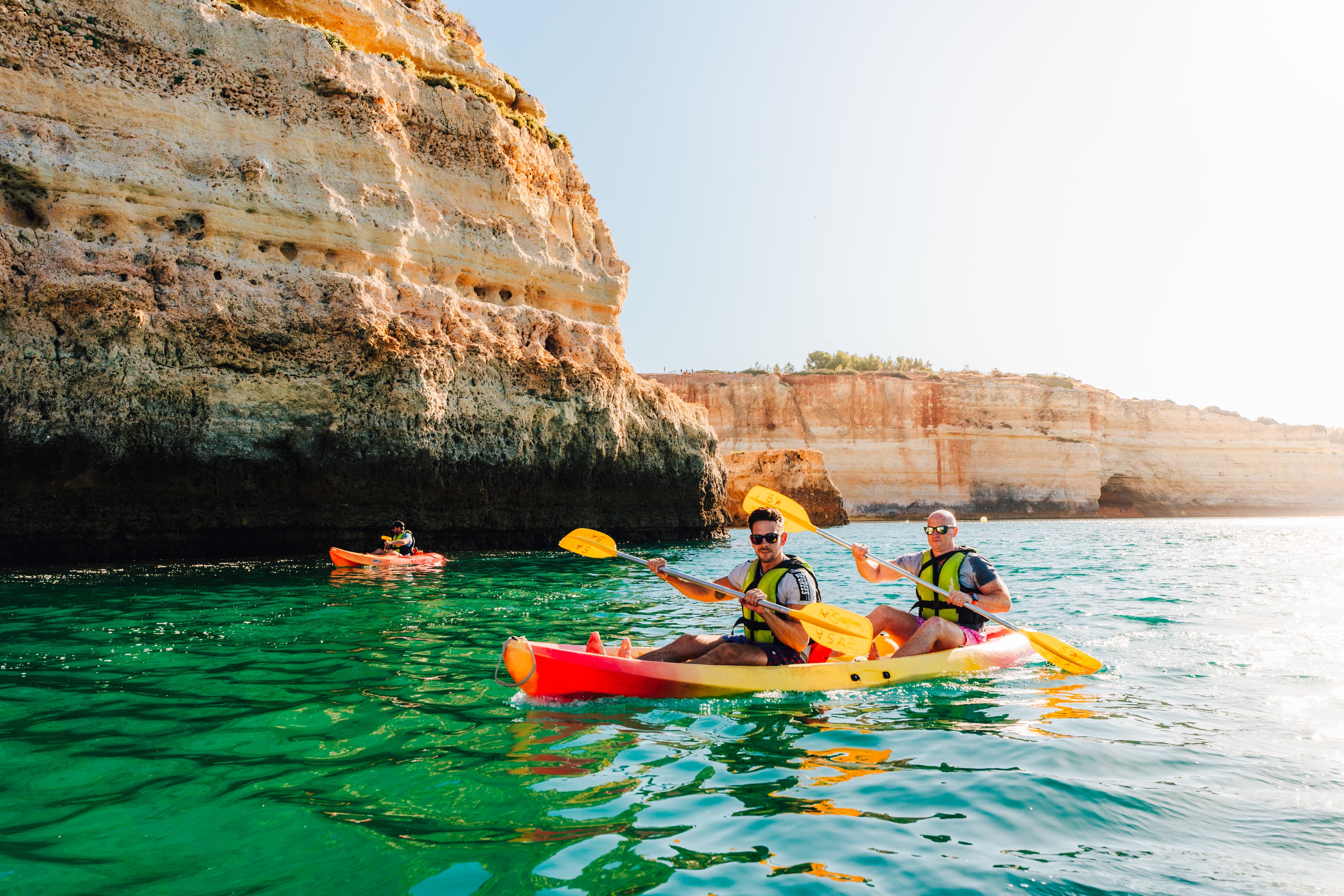 Kayaking through Bengal caves