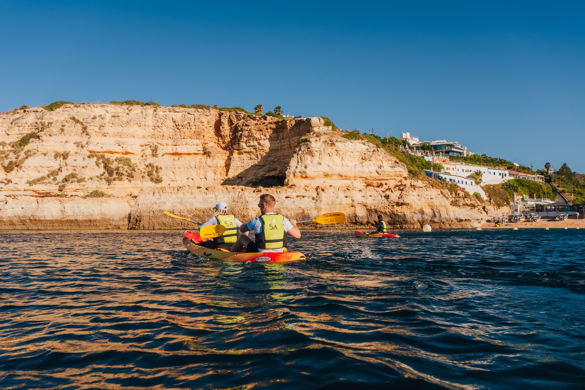 Kayak tour in Benagil cave