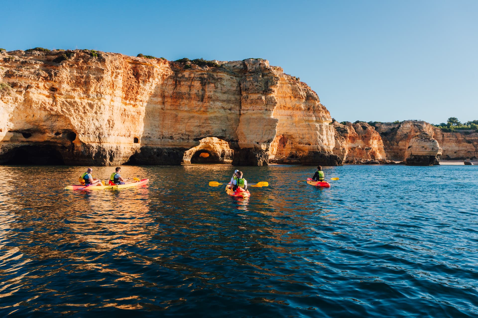 Kayak tour in Benagil cave