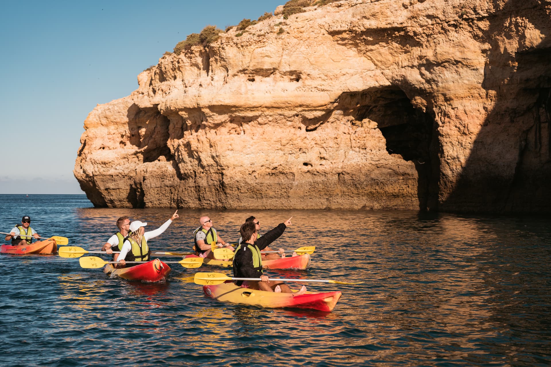 Kayak tour in benagil