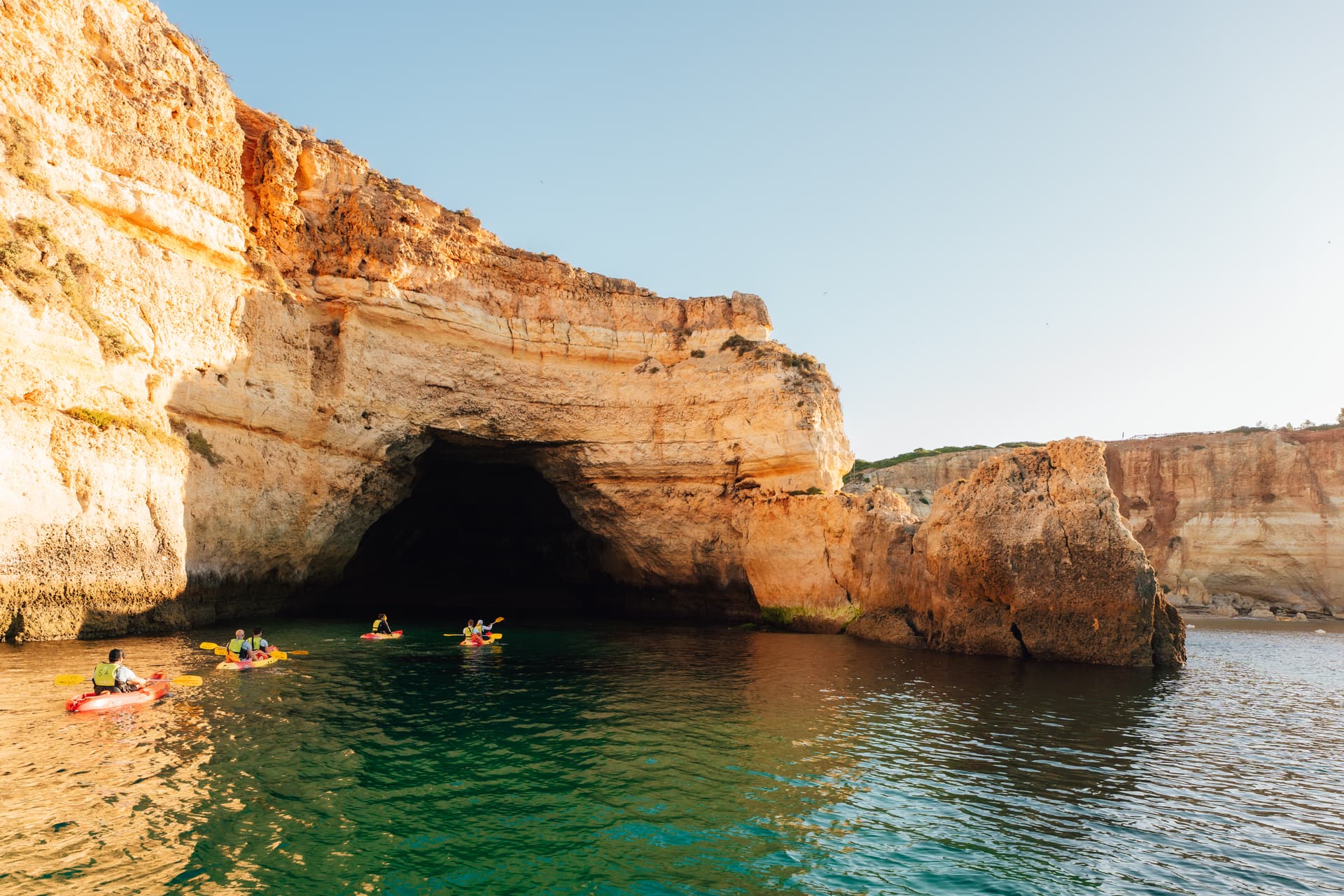 Kayak tour in Benagil cave