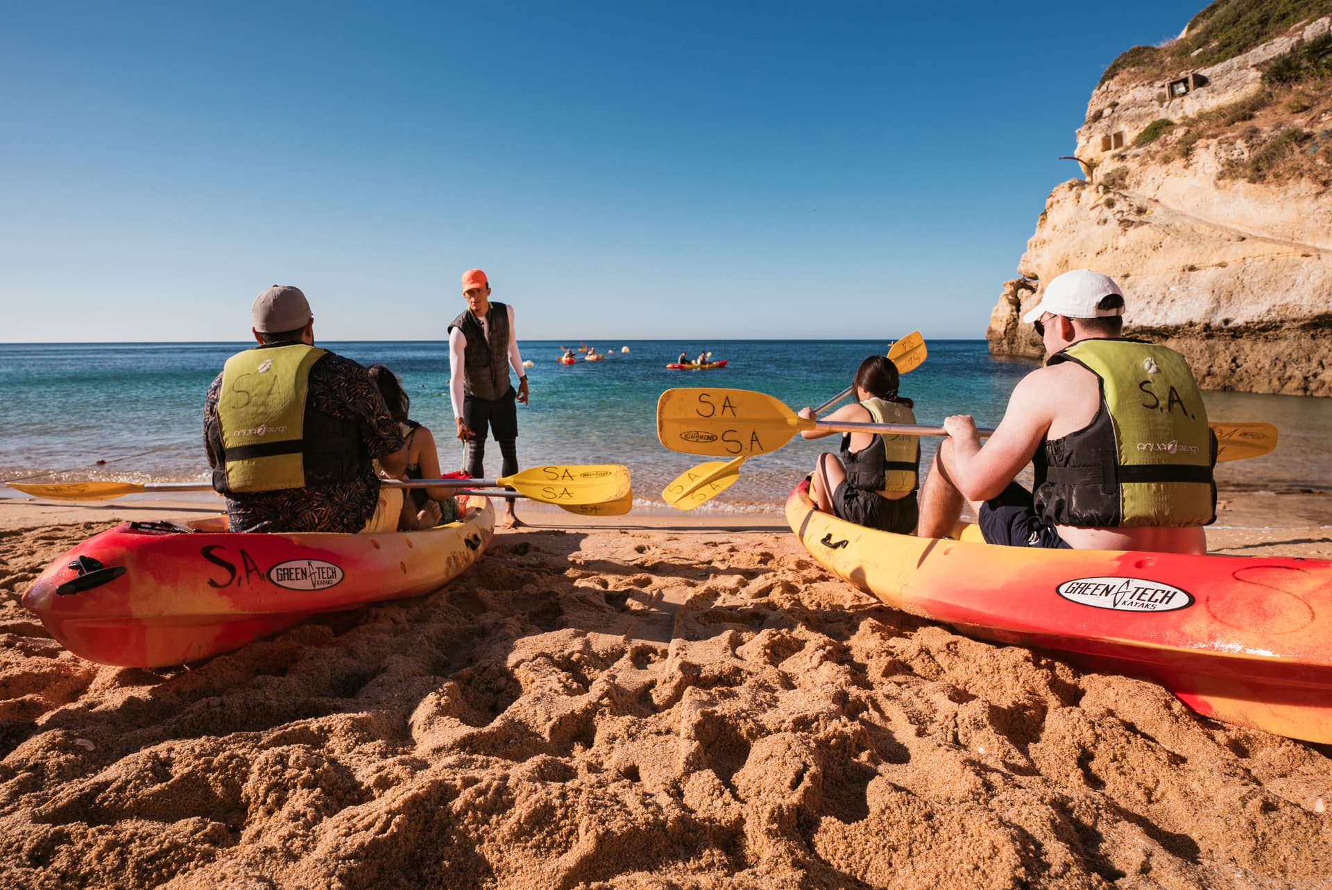 Kayak tour in benagil